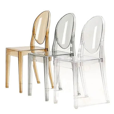 kaufen Polypropylen Transparente Chiavari Stühle Champagner Klares Acryl Chiavari Stühle Online-Herstellung