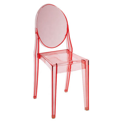 kaufen Farbenfrohe rosa Chiavari-Stühle Polycarbonat Stapelbare Chiavari-Stühle Online-Herstellung