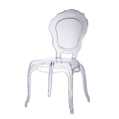 kaufen Prinzessin Chevalier Stühle Kristallklare Kunststoffharz Acryl Chiavari Stuhl Online-Herstellung