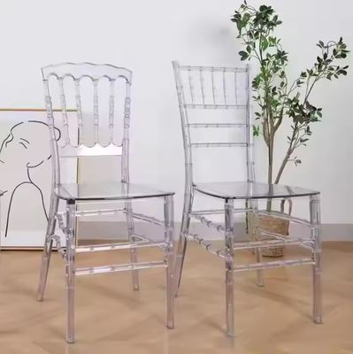 kaufen Steckbare klare Acryl Chiavari Stühle Bankett Lucite Chiavari Stühle Online-Herstellung