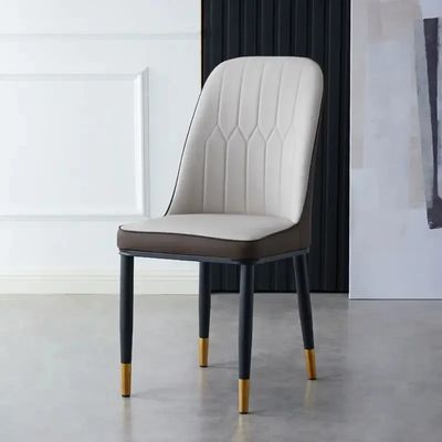 kaufen italienischer Stil farbenfrohe Polster-Parsons-Stühle PU-Leder für Heimrestaurant Online-Herstellung