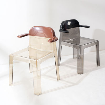 kaufen Kreative klare Acryl-Esstühle Nordic See Through Plastic Esstühle Online-Herstellung