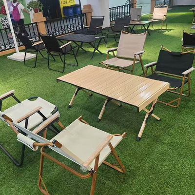 kaufen Tragbarer, faltbarer Campingstuhl aus Buchenholz mit Stahlrohrgestell und Oxford-Gewebe für Picknick, Angeln und Freizeit im Freien Online-Herstellung
