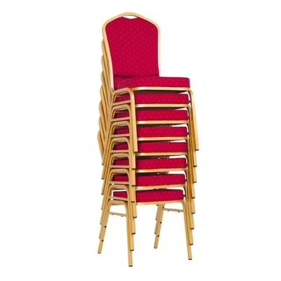 kaufen Moderner Eisen-Konferenzstuhl, stapelbares Design, Stoffbezug Online-Herstellung