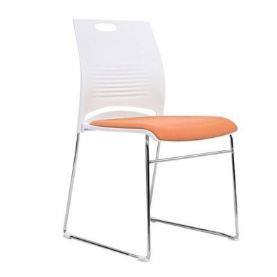 Orange Stapelstühle für Tagungsräume Mesh Stapelstühle für Tagungsräume