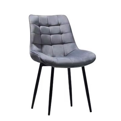 Grau Blau Rosa Polstered Esstühle Metallbeine Für Restaurant