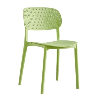 Zuhause Einfache einfache Hocker Rücken Schreibtisch Verhandlungsstuhl Nordic Plastik Esszessel für Netzwerk Rot Restaurant Tischstuhl Ins