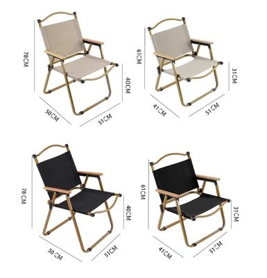 Outdoor Klapp Campingstuhl Kermit-Stil Quadratrohr Fett Freizeit Sitz Tragbar Faltbar